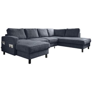 Colțar Extensibil, textil, albastru închis