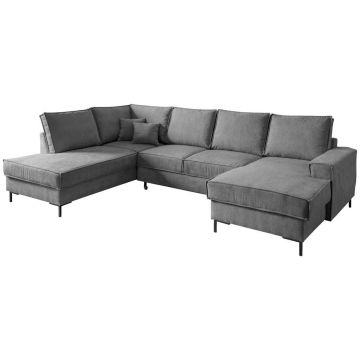 Colțar Extensibil, textil, antracit