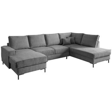 Colțar Extensibil, textil, antracit