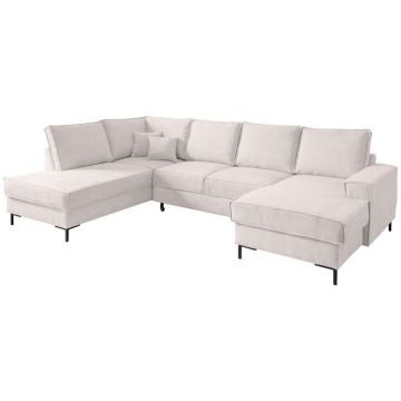 Colțar Extensibil, textil, bej