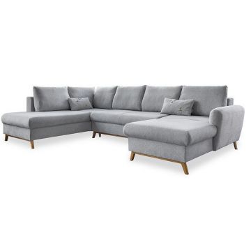 Colțar Extensibil, textil, gri deschis