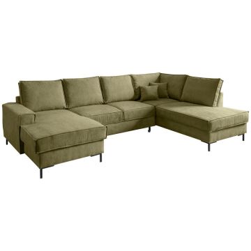 Colțar Extensibil, textil, verde