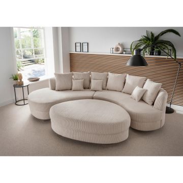 Colțar, textil, bej