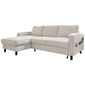 Colțar, textil, bej, 148/228 cm