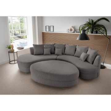 Colțar, textil, gri