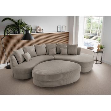 Colțar, textil, gri-maro