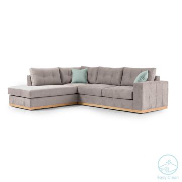 Coltar Dreapta Boston din material textil 280x225x90cm