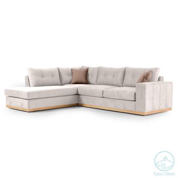 Coltar Dreapta Boston din material textil 280x225x90cm