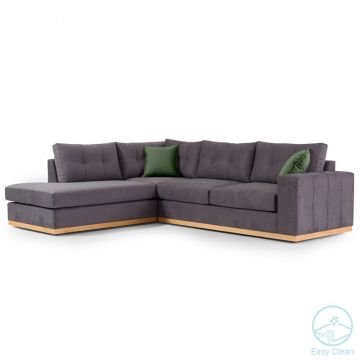 Coltar Dreapta Boston din material textil 280x225x90cm