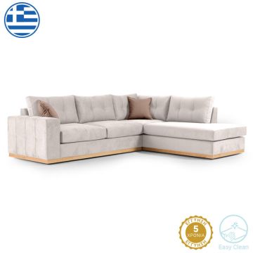 Coltar Stanga Boston Crem - Latte - Natural 280x225x95 cm
