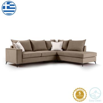 Coltar Stanga Boston Latte - Crem 290x235x95 cm