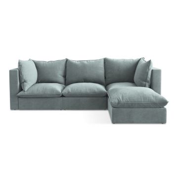 Colțar albastru (cu colț pe partea dreaptă/cu șezlong) Manao – Makamii