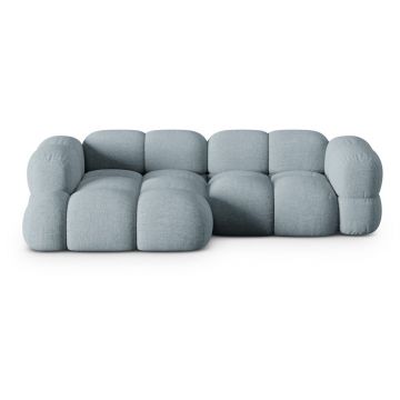 Colțar albastru deschis (cu colț pe partea stângă/cu șezlong) Loretto – Cosmopolitan Design