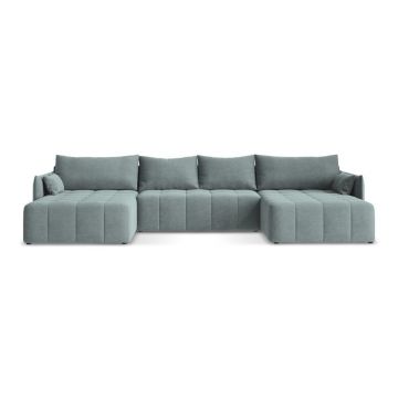 Colțar albastru extensibil/cu spațiu de depozitare (în formă de 