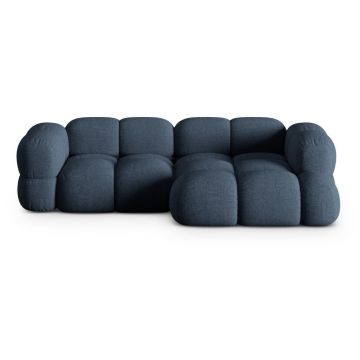 Colțar albastru închis (cu colț pe partea dreaptă/cu șezlong) Loretto – Cosmopolitan Design