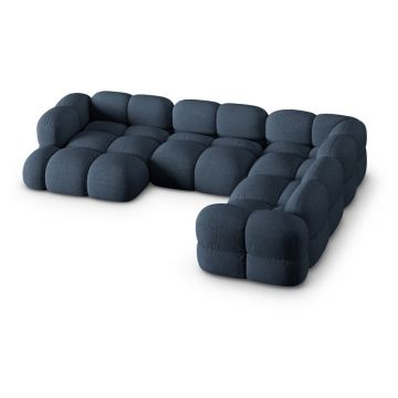 Colțar albastru închis (cu colț pe partea dreaptă/în formă de 