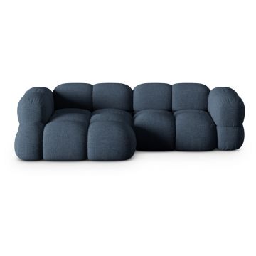 Colțar albastru închis (cu colț pe partea stângă/cu șezlong) Loretto – Cosmopolitan Design