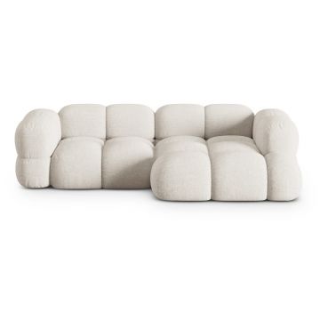 Colțar bej (cu colț pe partea dreaptă/cu șezlong) Loretto – Cosmopolitan Design