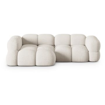 Colțar bej (cu colț pe partea stângă/cu șezlong) Loretto – Cosmopolitan Design