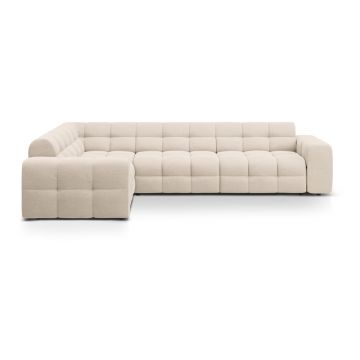 Colțar bej (cu colț pe partea stângă, în formă de ”L”) Kendal – Micadoni