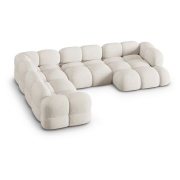 Colțar bej (cu colț pe partea stângă/în formă de 