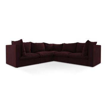 Colțar burgundy Manao – Makamii