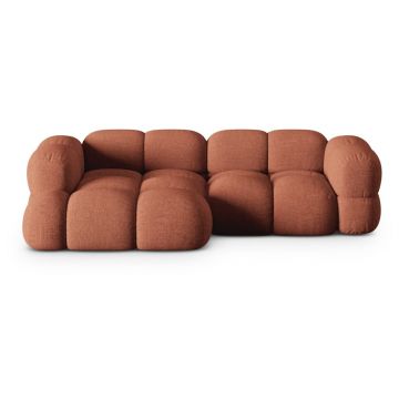 Colțar cărămiziu (cu colț pe partea stângă/cu șezlong) Loretto – Cosmopolitan Design
