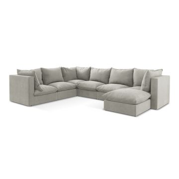 Colțar gri deschis (cu colț pe partea stângă/în formă de 