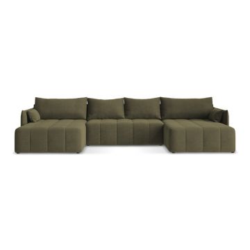 Colțar kaki extensibil/cu spațiu de depozitare (în formă de 