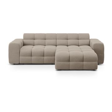 Colțar maro (cu colț pe partea dreaptă, cu șezlong) Kendal – Micadoni