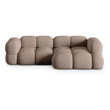 Colțar maro (cu colț pe partea dreaptă/cu șezlong) Loretto – Cosmopolitan Design