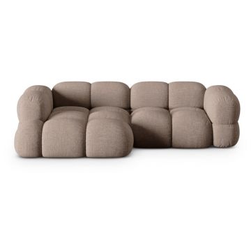 Colțar maro (cu colț pe partea stângă/cu șezlong) Loretto – Cosmopolitan Design