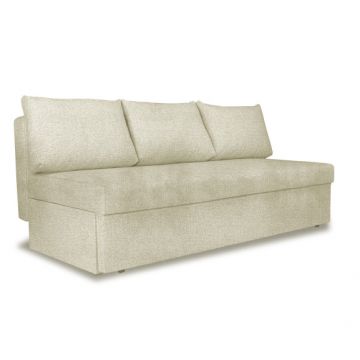 Canapea Extensibila Blue, Cu Lada Depozitare, 3 Locuri, Savana Off White, 191 Cm