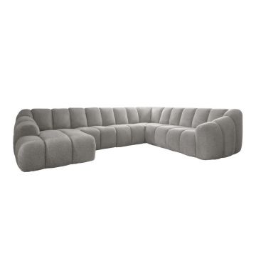 Colțar gri deschis (cu colț pe partea dreaptă/în formă de 