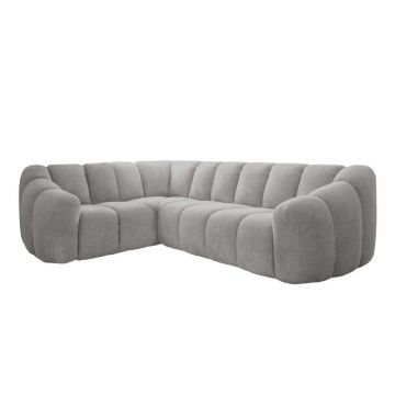 Colțar gri deschis (cu colț pe partea stângă/în formă de ”L”) Shell – Miuform