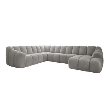 Colțar gri deschis (cu colț pe partea stângă/în formă de 