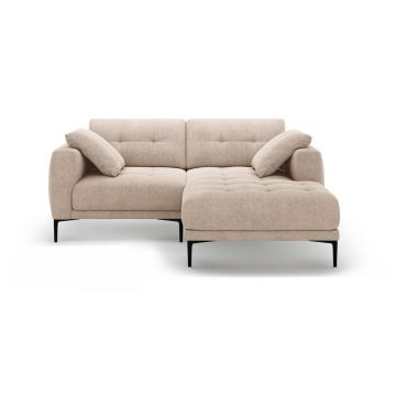 Colțar maro deschis (cu colț pe partea dreaptă/cu șezlong) Bemy – Micadoni