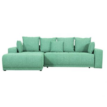 Coltar Cu Insula Dreapta Green, 5 Locuri, Lada Depozitare, Rino 31, 280 Cm