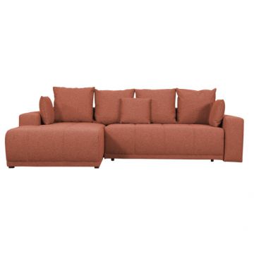 Coltar Cu Insula Dreapta Green, 5 Locuri, Lada Depozitare, Voltera Brique, 280 Cm