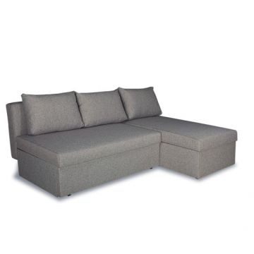 Coltar Extensibil Cu Lada, Blue Interschimbabil Stanga/Dreapta, Gri Inchis Arte 84A, 220 X 80 X 155 Cm