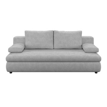3-sitzer-sofa Mit, lemn, plastic, textil, gri deschis