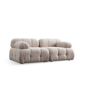 Canapea 2 locuri, Atelier del Sofa, 560ARE1552, Lemn de fag / PAL, Crem