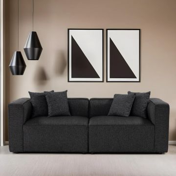 Canapea 2 locuri, Atelier del Sofa, 560ARE2897, Cadru: FAG &amp; BRAD &amp; PAL, Antracit
