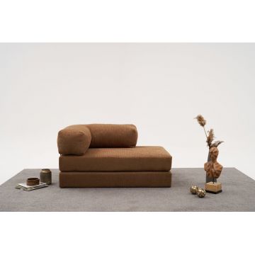 Canapea 2 locuri, Atelier del Sofa, 825BLC5214, Tesatura Chenille, Maro