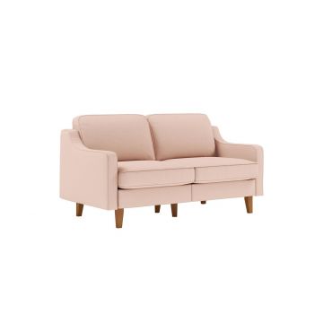 Canapea 2 locuri, Atelier del Sofa, 918CMF1133, Otel, Somon / Nucă