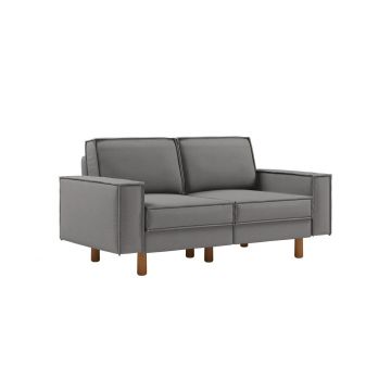 Canapea 2 locuri, Atelier del Sofa, 918CMF1225, Otel, Obsidian / Nuc