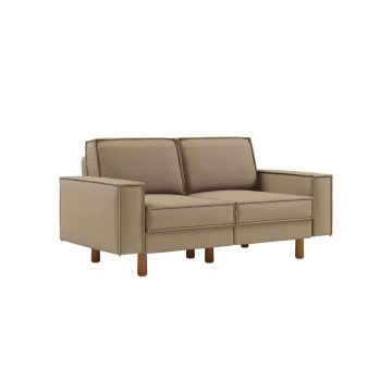 Canapea 2 locuri, Atelier del Sofa, 918CMF1226, Otel, Plajă / Nuc