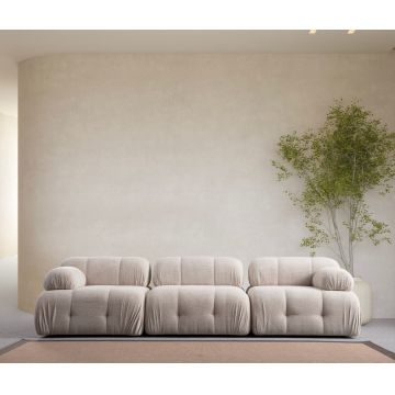 Canapea 3 locuri, Atelier del Sofa, 560ARE1551, Lemn de fag / PAL, Crem