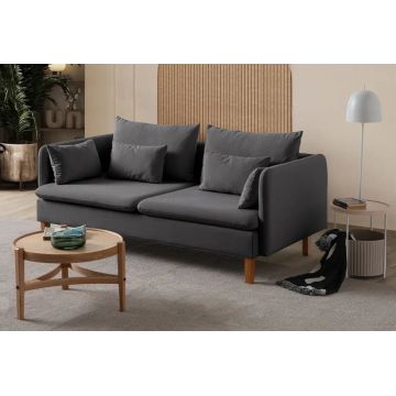 Canapea 3 locuri, Atelier del Sofa, 752EST1101, Lemn de carpen;PAL, Antracit