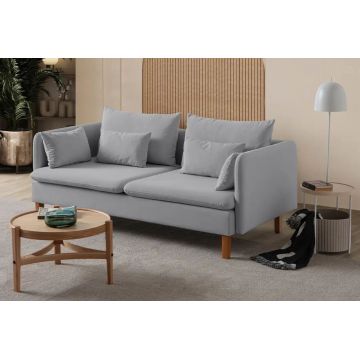 Canapea 3 locuri, Atelier del Sofa, 752EST1102, Lemn de carpen;PAL, Gri